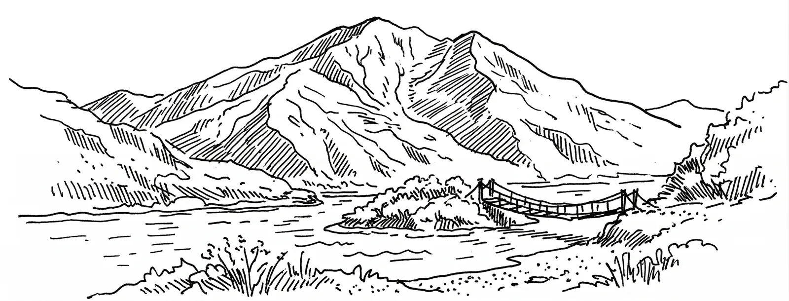 地域の風景イラスト